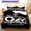 3pcs Ozzy Madman2 Pattern Bedding Set Duvet Cover Set Includes Duvet Cover &pillowcases, Perfect All Season Bedroom Decoration & Gift
