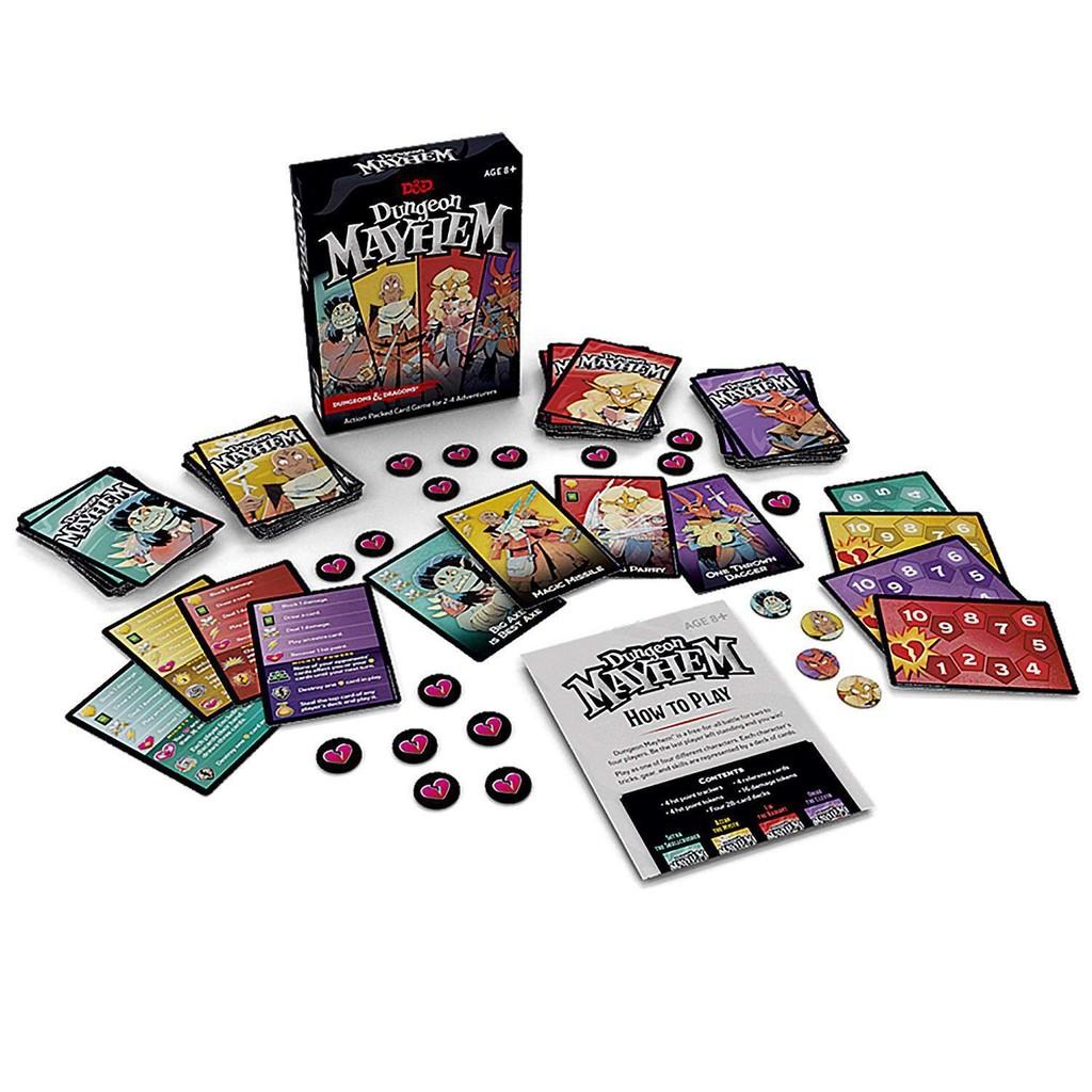 Funny Dungeon Mayhem Basic And Extended Version Desktop Strategy Card Games