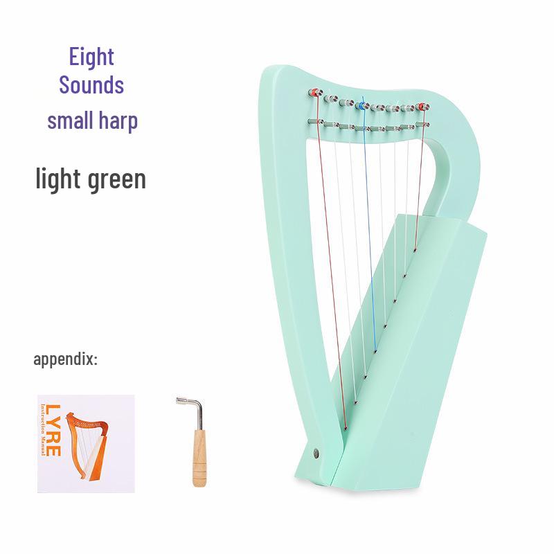 8-String Children s Lyre Harp: Angel Harp, Easy-to-Learn Musical Instrument
