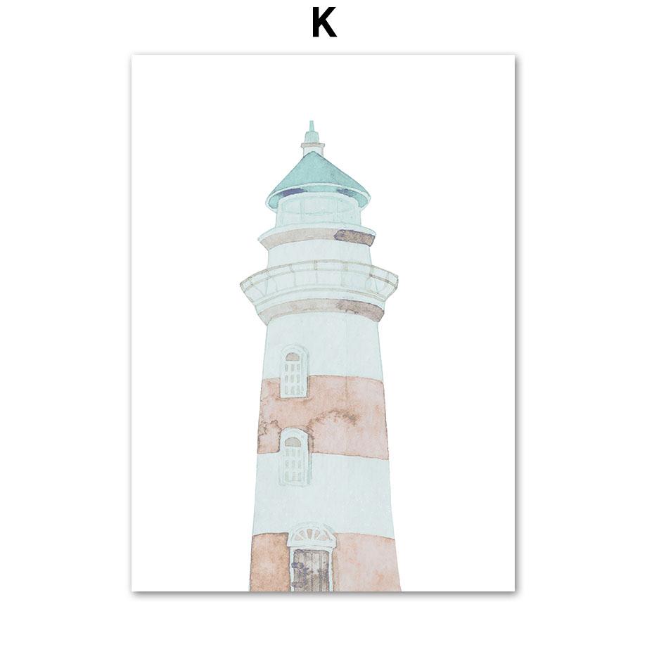 

Парусная лодка Доска для серфинга Монстера Пальма Маяк Плакаты и принты Картина на холсте Настенные художественные картины Гостиная Домашний декор 21X30cm No Frame