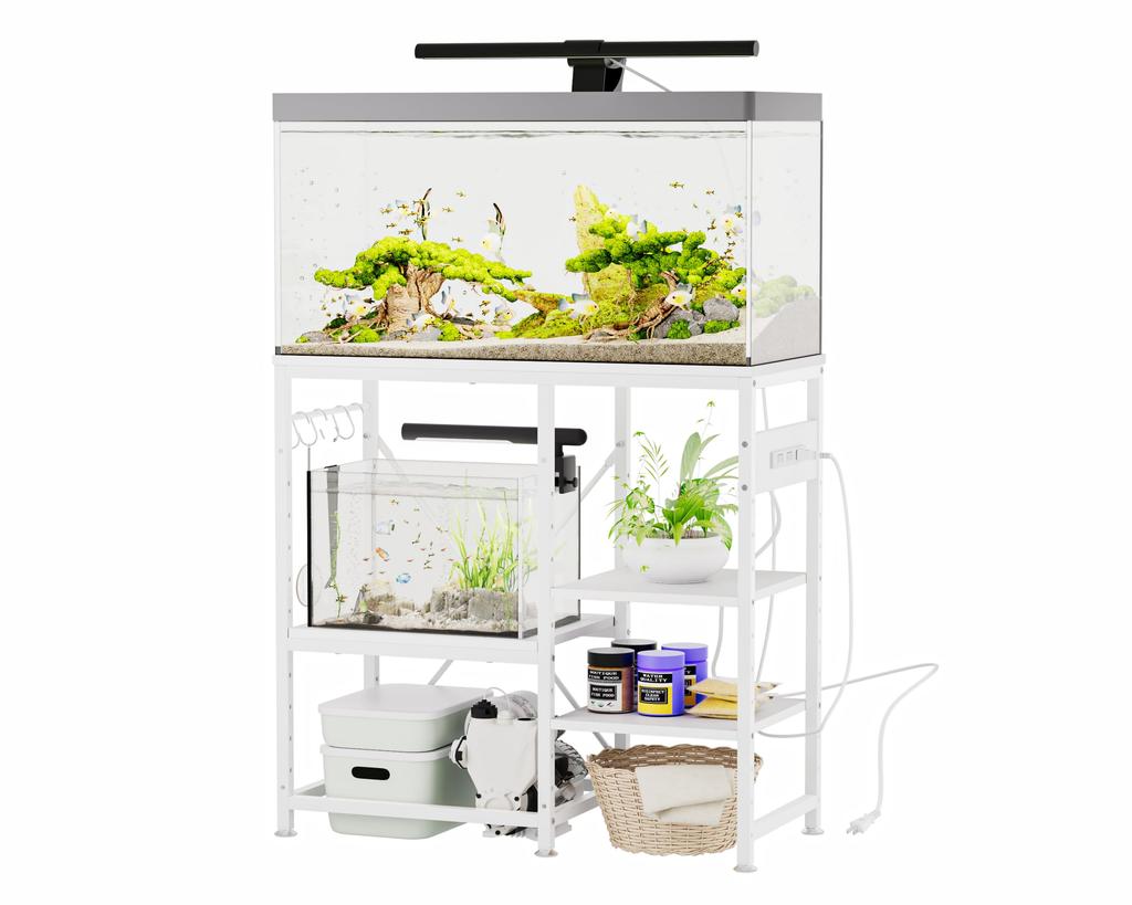 DEWEL Akvárium 79cm Š x 35cm H x 75cm Akvárium Nastavitelná Střední Police Zkosené Celková Nosnost Přibližně Součástí jsou Stavěcí Nohy 79cm Š x 35cm