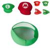 Unisex Super Mario Luigi Bros Cosplay Hat For Adults And Kids Halloween Costume Props