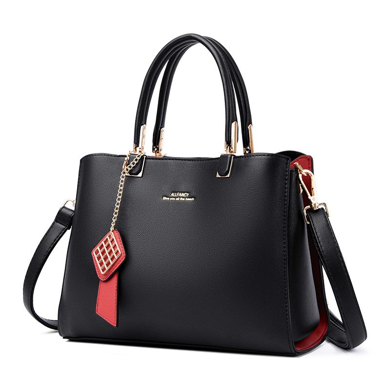 Luxury Soft Leather Tote Bag for Women Large Square Shoulder Bags