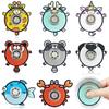Acrylic Transparent Animal Spinning Fidget Spinner Cute Cartoon Design for Kids Adults Stress Relief Desk Toy Gift