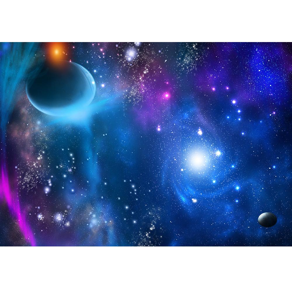 Galaxy Wallpaper Starry Sky 3d Mural Living Room Bedroom Planet Galaxy Wall Mural Home Decor