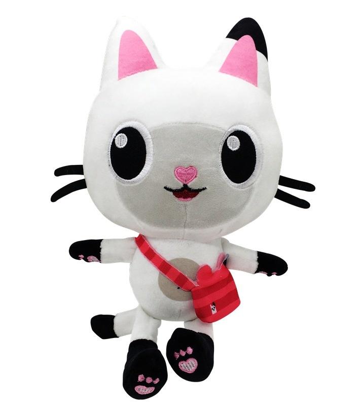 

New Gabby Dollhouse Plush Toy Mercat Cartoon Stuffed Animals Smiling Cat Car Cat Hug Gaby Girl Dolls Kids Christmas Gifts