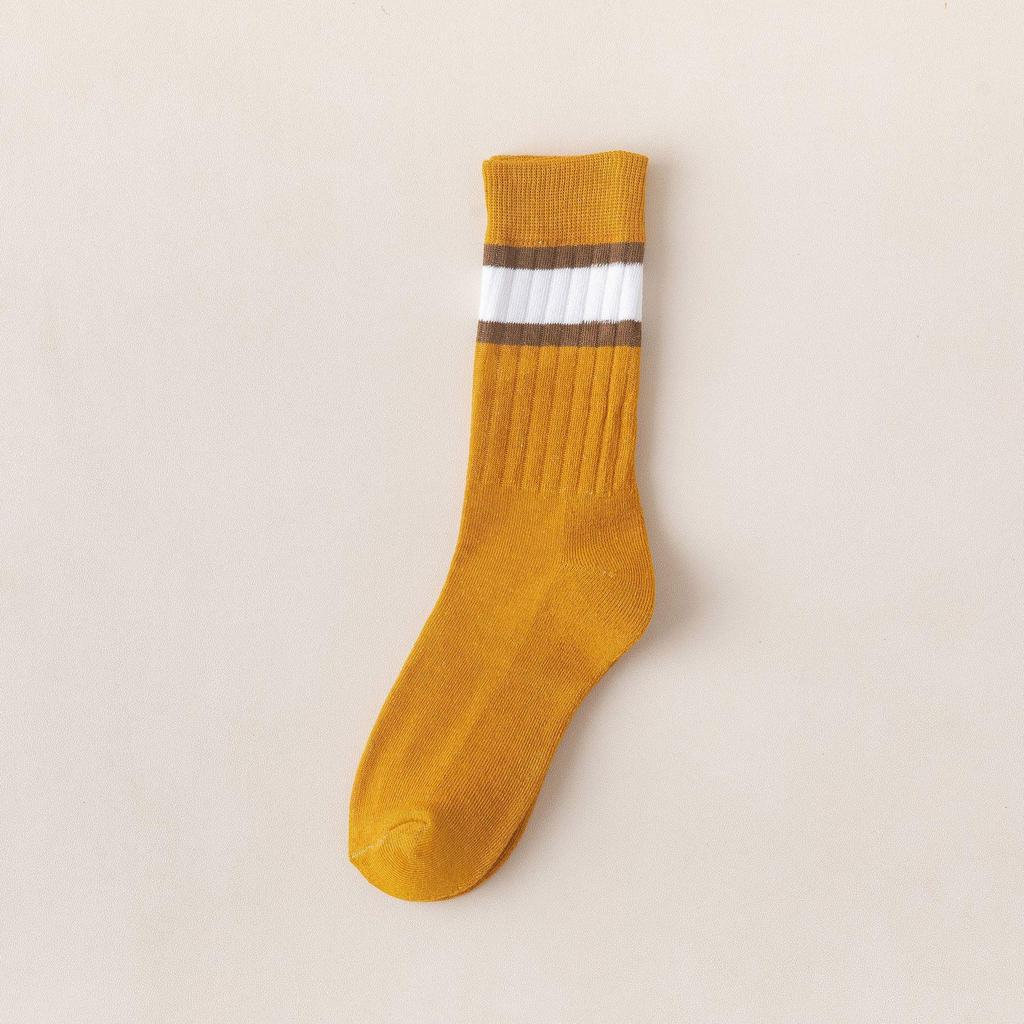 Herren Mid-Tube Verdickte Wintersocken - Warme Samtgestreifte Socken für Herbst & Winter