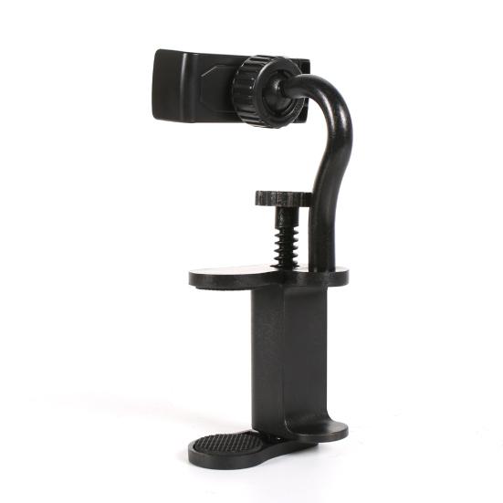 Guitar Phone Holder Adjustable Guitar Mount for 6-10.5cm Thick Guitar Ukulele Bass Mobile Phone Support Clamp for Live Video Recording Broadcast