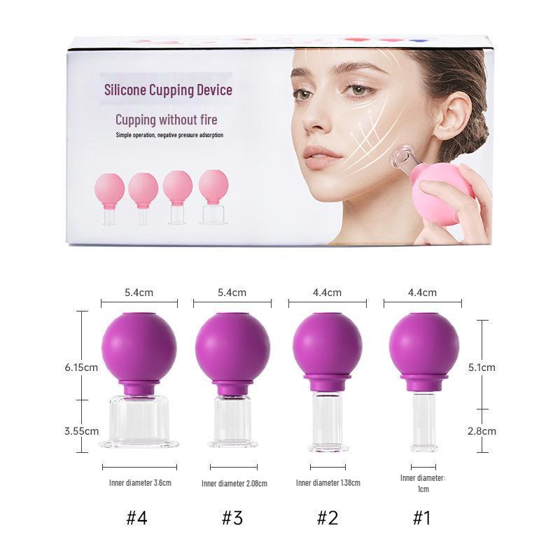 Beauty Jar Silicone Facial Cupping Massager for Home & Salon