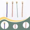 Earring Long Chain Rhinestone Fashion Earring Back Jewelry Finding DIY Craft Accessory for Professional