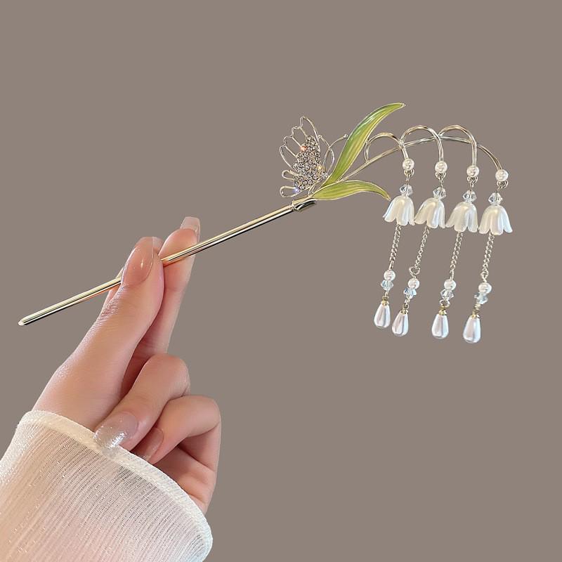 Ancient Style Hairpin Collection: Elegant Updo Hanfu Accessories for Women