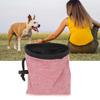 Dog Treat Pouch Collapsible Dog Walking Bag with Built In Poop Bag Dispenser for Travel Walking Outdoor
