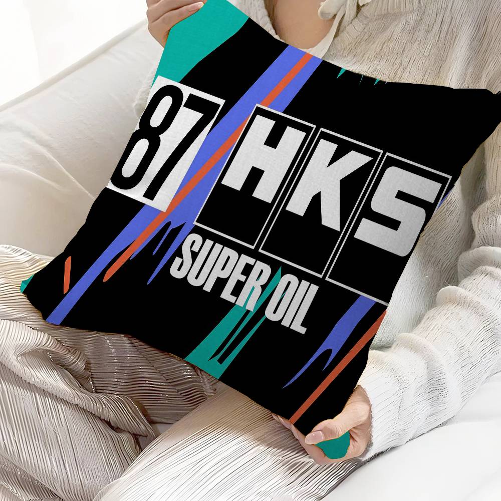 H-HKS R32 GT-R Personalized Pillow Cover Kids Bedroom Wild Party Decor Pillowcase kid Birthday shower Gift