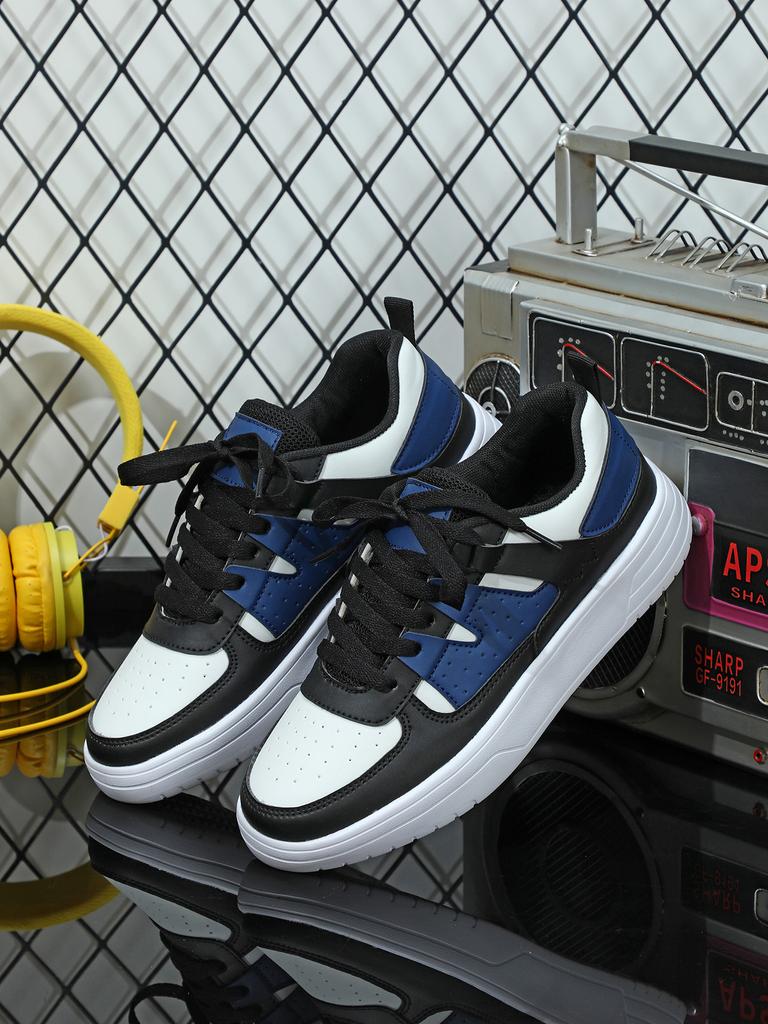 MCTIN Kadın rahat ayakkabılar nefes alabilen platform spor ayakkabı çiftler kaymaz deri kaykay ayakkabı