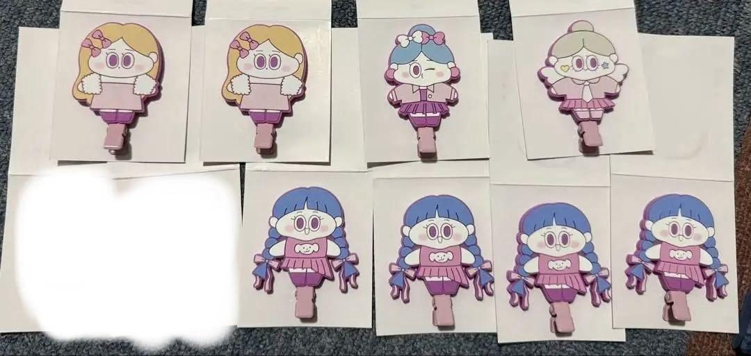 

[USED] NiziU niziuniverse hair clips - 1,155 yen each