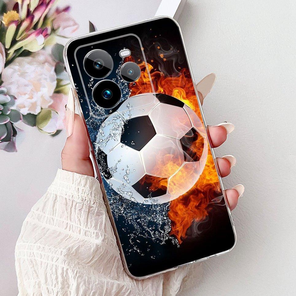 For Realme GT 7 Pro GT7 Pro RMX5010 RMX5011 Back Cover Cool Cartoon Dragon Astronaut Animals Phone Case Soft Silicone Clear Etui