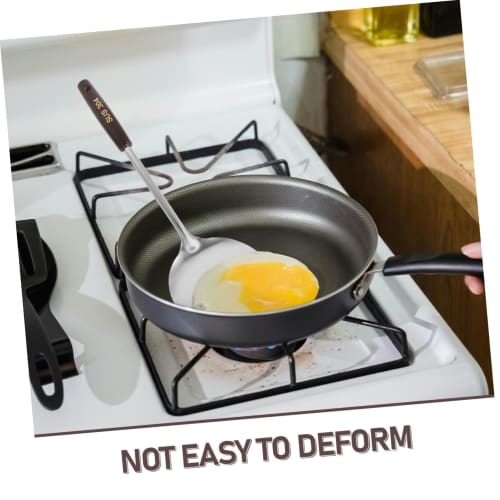 LABRIMP Multipurpose Stainless Steel Cookware Set, 4-Piece Set with Handles, Spatula, Ladle, and Spoon for Kitchen Use