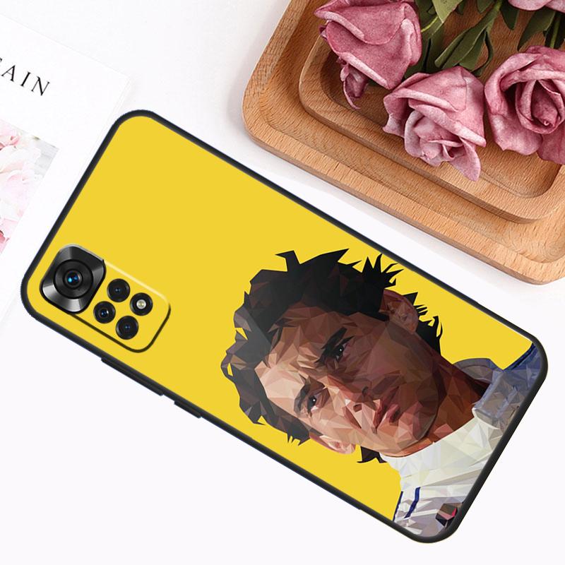 Racing Ayrton Senna Case For Xiaomi Redmi Note 13 Pro 14 12 11 9 10 9S 10S 11S 12S Redmi 12C 13C 14C 10C Cover