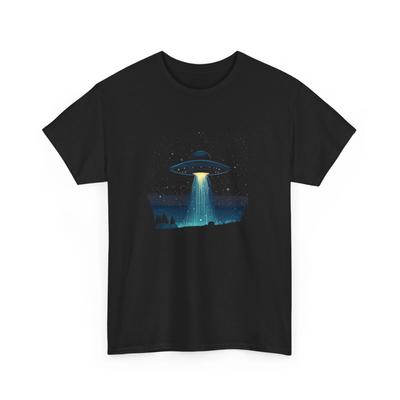 Alien T-Shirt für Herren Damen | UFO Grafik T-Shirt | Weltraum-Vibe