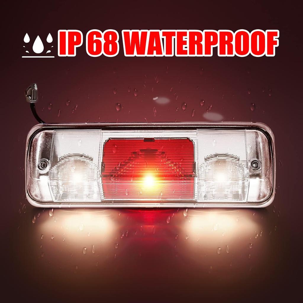 923-237 F150 Third 3rd Brake Light Compatible with 2004-2008 Ford F-150, 2007-2010 Explorer Sport Trac, 2006-2008 Lincoln Mark LT Brake Lamp Center