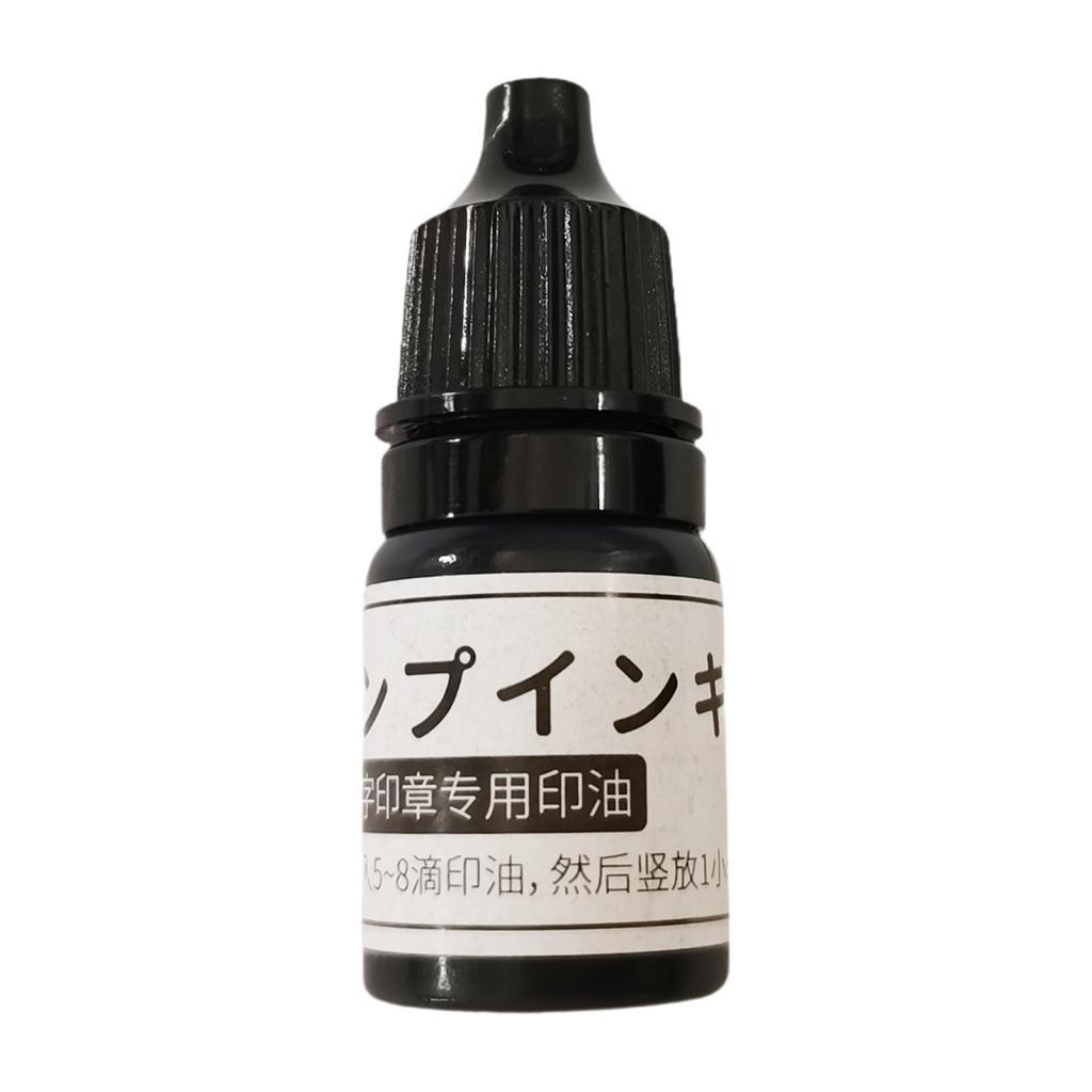 

Clothing Stamps Refill Ink DIY 0.17oz Bottle Supplies Fabric Ink Textile Marker Ink for Shoes Stamp Pad Clothes Office T Shirt чорний