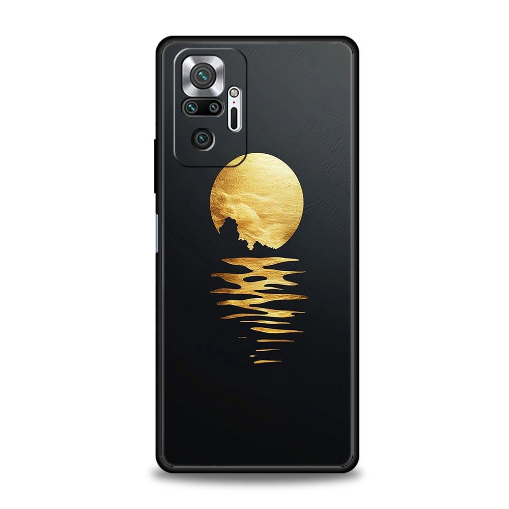 Abstract Mountain Sunrise Line Phone Case For Xiaomi Redmi Note 15 14 13 12 5G 11 10 Pro Plus 4G 9S 14C 13C 12C 10C TPU Cover