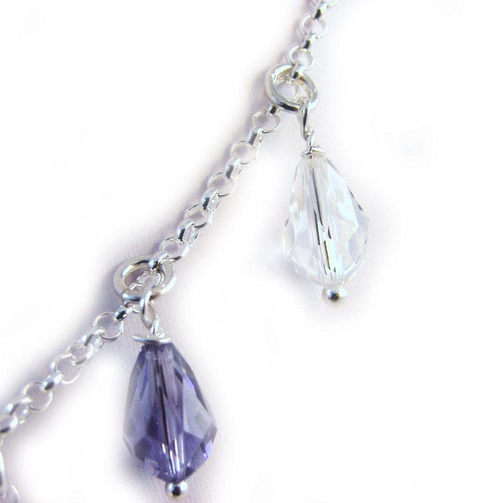 Les Trésors De Lily [G1770] - Silver Necklace 'Folies' Tutti Frutti