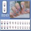 Sweet Fairy Detachable Press-On Nails: Cute Blush Translucent Finished Nails for Girls