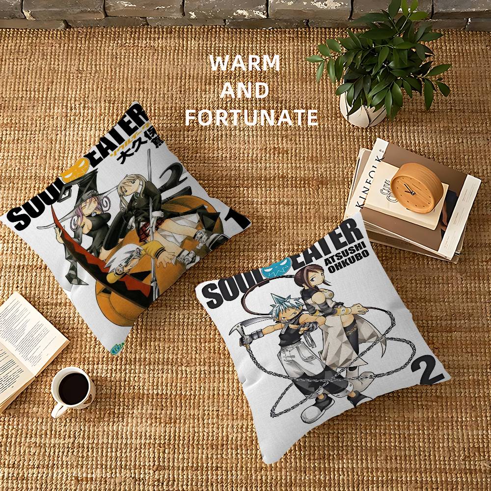 S-Soul E-Eater Maple Design Cushion Cover Happy Autumn Harvest decor Holiday Decorati Pillow Cover