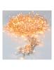 Guirlande Fixe Mini-Light - 120 Ampoules - Blanc Chaud - Câble Transparent - 12m