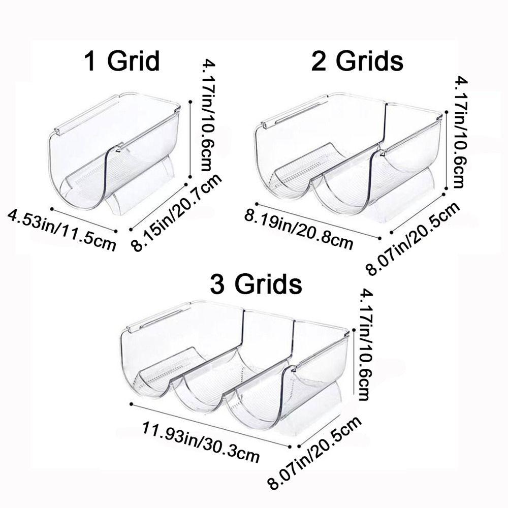 Plastic Cup Holder Anti-Fall Wine Display Rack Water Bottle Storage Rack Refrigerator