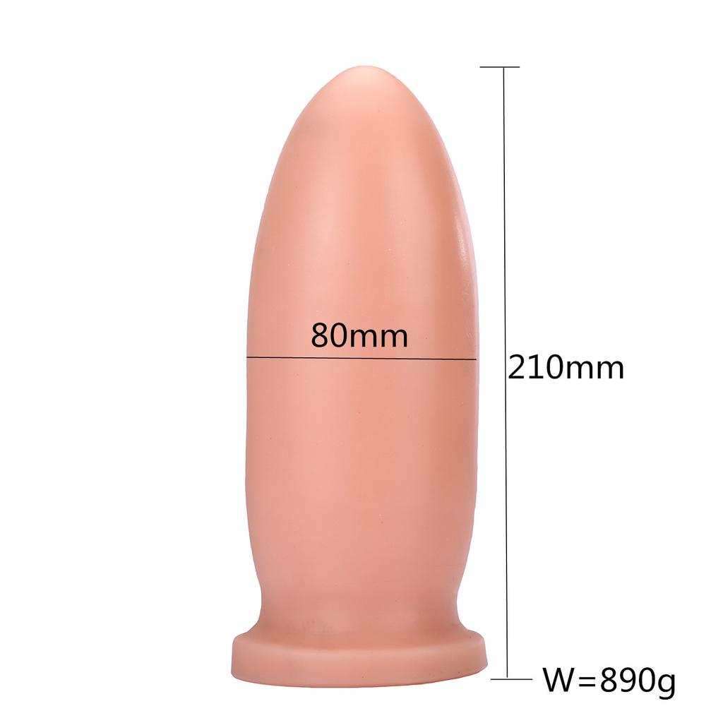 Duen Boss Oversized Butt Plug Men's and Women's Back Court Masturbation Anal Dilatation Device Suction Cup Large Anal Strip Adult Sex Product
