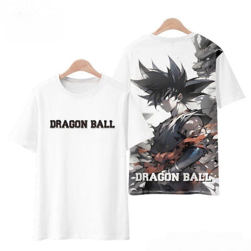 2026 Dragon Ball T-shirt Children's 3D T-shirt Fashion Children's Boy Short Sleeve Round Neck Casual Anime Super Saiya Wukong