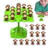 Mini Monkey Balance Tree Board Games Toys Festival Party Interactive Desktop Toys Funny Cute Random Color Gifts for Kids