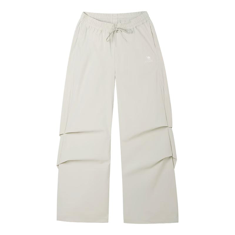 Camel Women's Quick-Dry Wide-Leg Cargo Pants