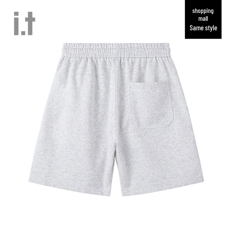 CHOCOOLATE Unisex American Retro Badge Print Sweatshorts