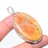 Natural Maligano Jasper Gemastone 925 Sterling Silver Jewelry Pendant 2.56" AP-14491