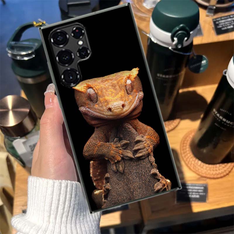 Lizards and Geckos Have Big Eyes Cases Phone Case for Samsung Galaxy S26 Ultra S25 Edge S24 S23 FE S21 Plus S20 S22 S10 Cover TP