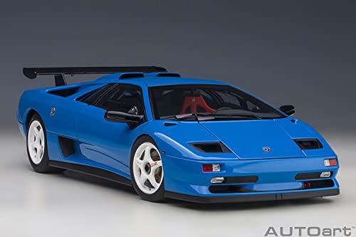 AUTOart 1/18 Scale Lamborghini Diablo SV-R BLU LE MANS (Blue) Finished Model 79148