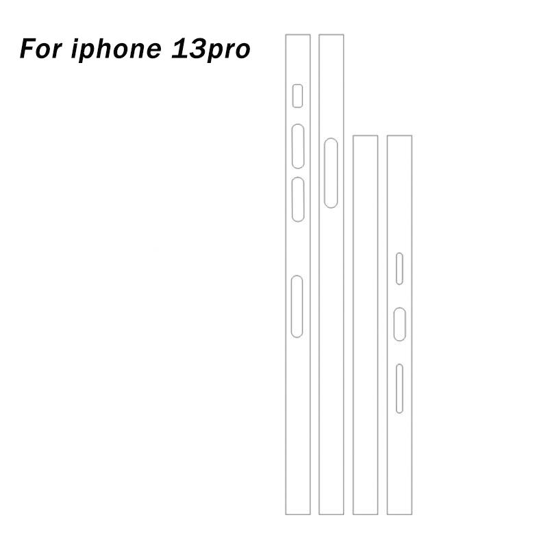 1-3Set Side Hydrogel Film For iPhone 16 15Pro Max 16Plus 14Plus 14 13Pro Max HD Clear Anti Scratch Border Frame Screen Protector