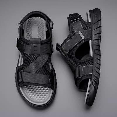 Men's Sandalias 2025 Summer New Beach Sandals Breathable Casual Sport Sandals for Men Outdoor Trekking Sandals Sandalias Hombre