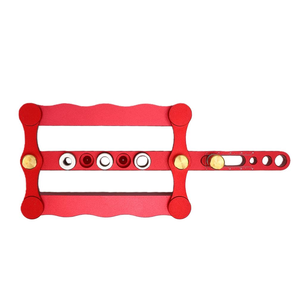 Self Centering Doweling Jig Kit Dowel Hole Locator with Drill Bush Dowel Pins for Furniture Cabinet