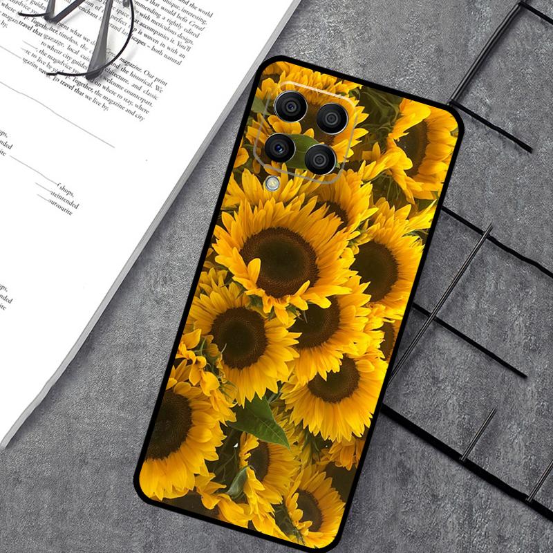 Sunny Sunflower Case For Samsung Galaxy M54 M32 M52 M15 M11 M12 M13 M14 M06 M16 M36 M56 M31 M53 M35 M55 M34
