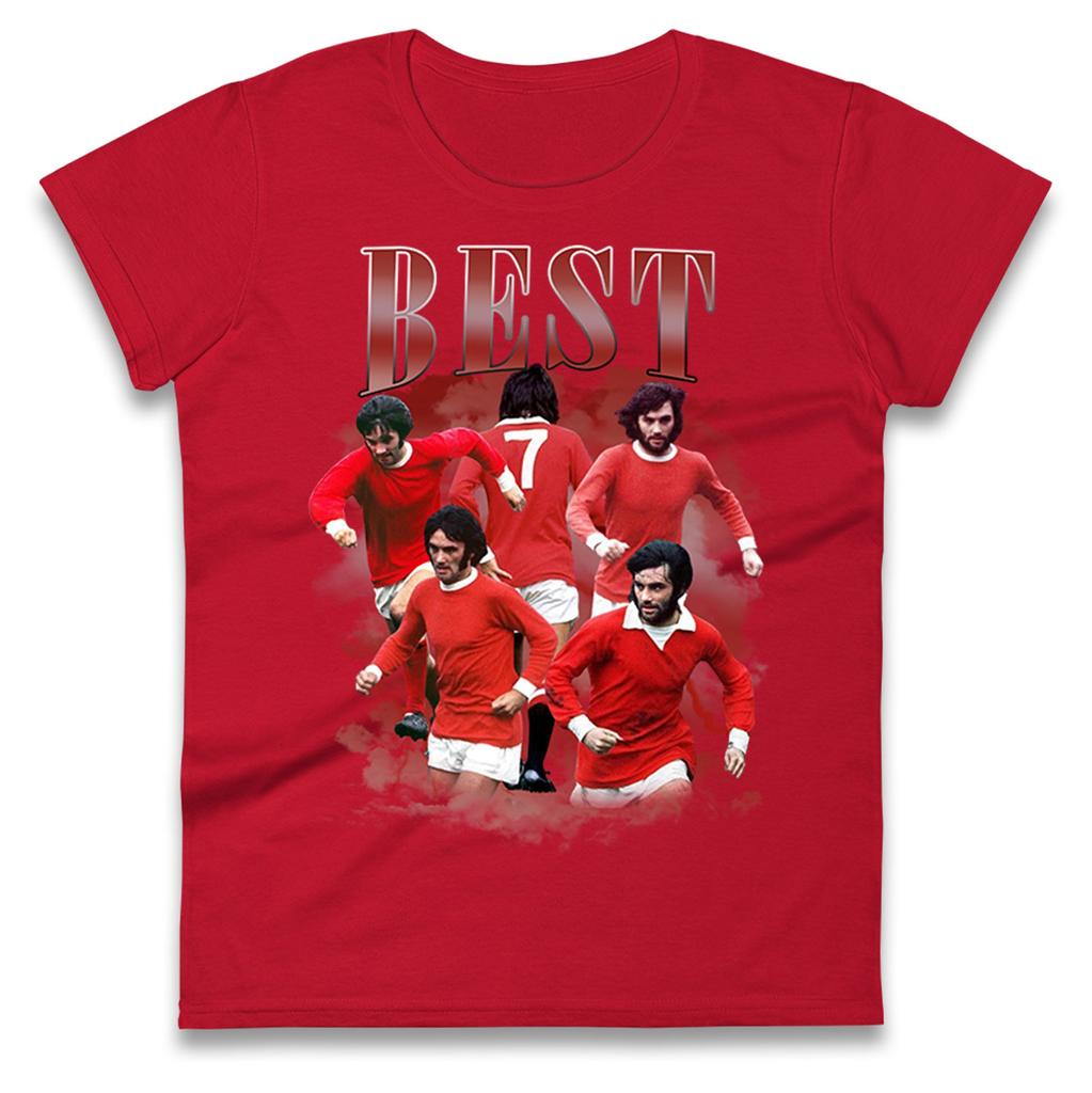 T-shirt da donna George Best Top da uomo Magliette Unisex