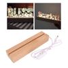 Wooden LED Lights Display Base for Resin Art Wooden LED Light Display Stand