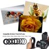 Portable 48 LED Ring Flash Light Lens Adapter Rings Kit For Canon for Nikon for Fuji SLR Camera