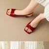 Elegant Fashion Concise Women Sandals Summer Ladies Wedding Pumps Party Office Woman Genuine High Heels Shoes