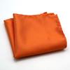 Luxury Men's Handkerchief Plaid Solid Color Hankies Polyester Hanky Business Pocket Square Chest Towel 21*21CM