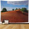 Dune Sunrise Tapestry Sahara Desert Dunes Tapestry Nature Outdoor Scenery Tapestry Wall Hanging Decor for Bedroom Living Room