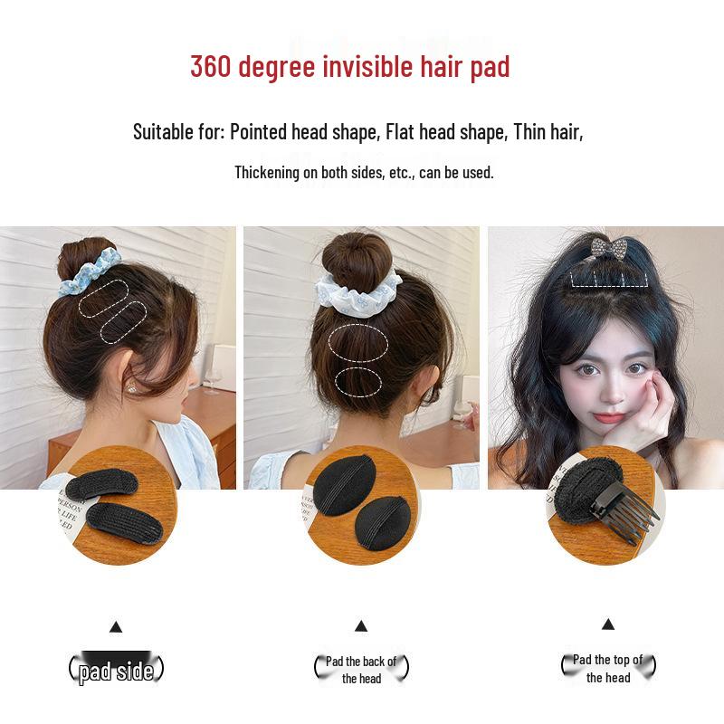 Women's Top Volume Hair Comb - Anti-Collapse Padding for Fluffy Hairstyle